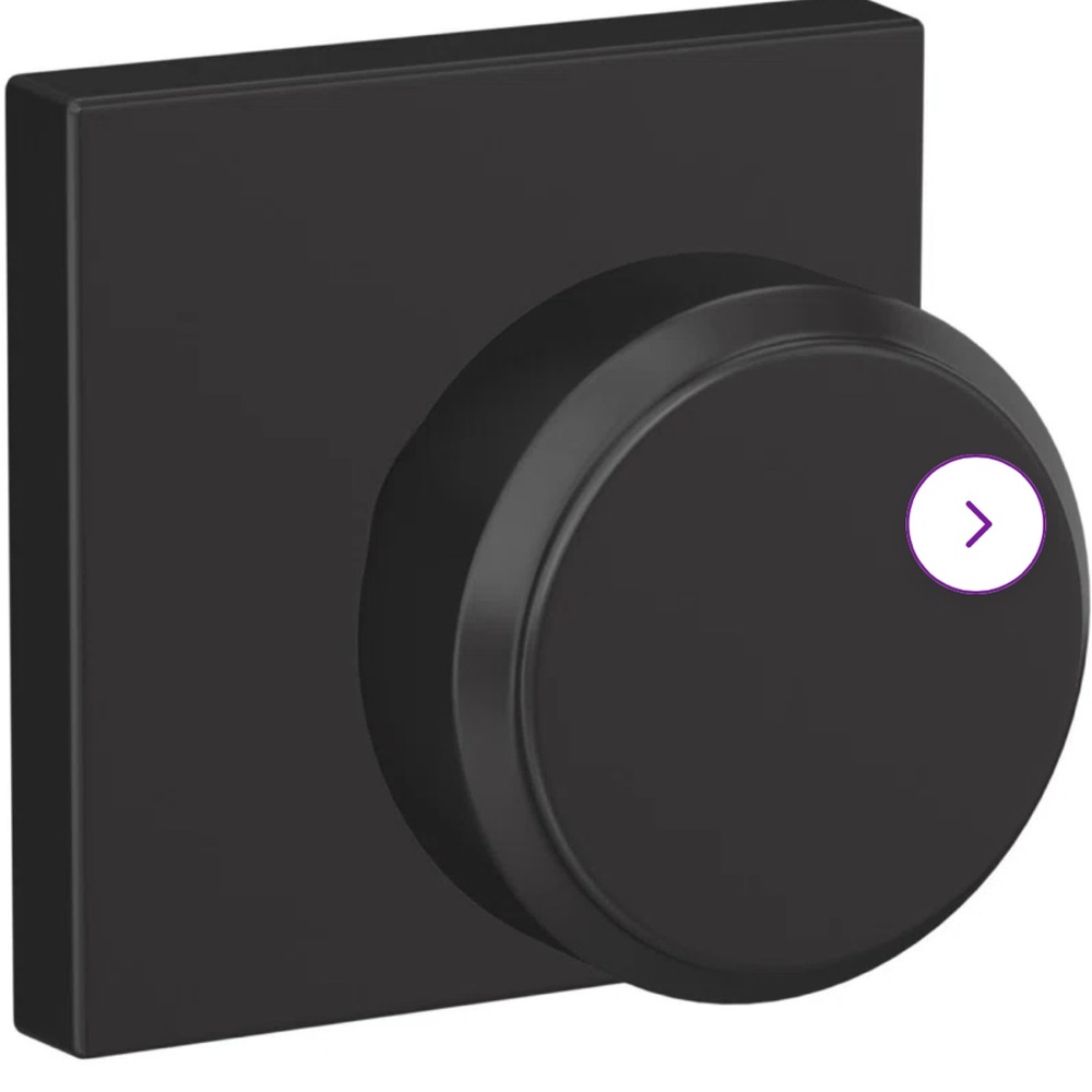 Hall-Closet and Bed-Bath Knob with Collins Trim